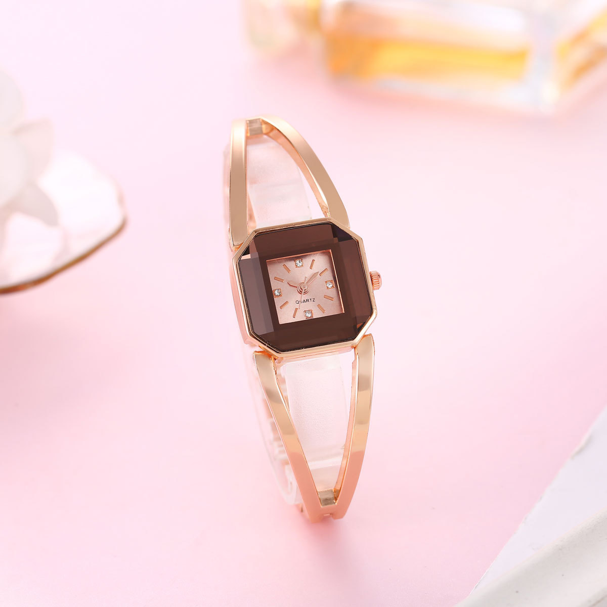 Square Dial Quartz Watch