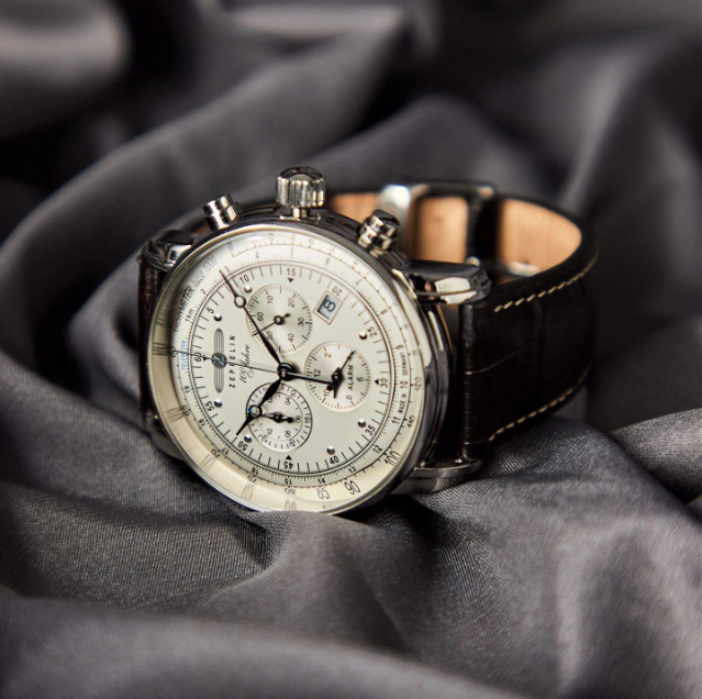 ZEPPELIN 100th Anniversary Men's Quartz Chronograph Watch 7680-1N