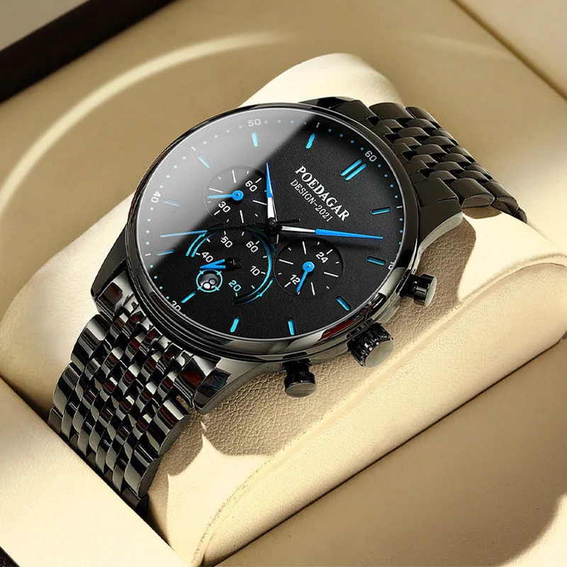 Ultra Thin Mesh Belt Mens Watches