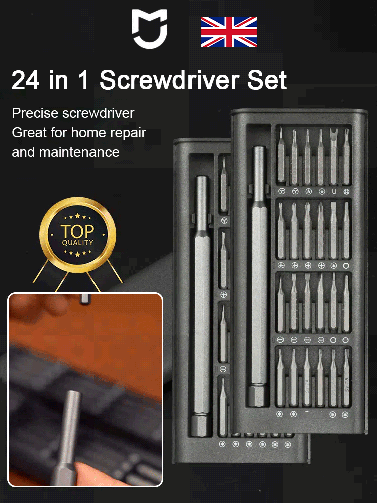 Peonly 24-in-1 Screwdriver Set, Premium Precision Screwdriver Set, PC Screwdriver Set