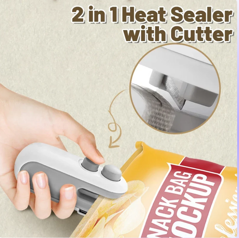2-IN-1 MINI SEALER AND CUTTER