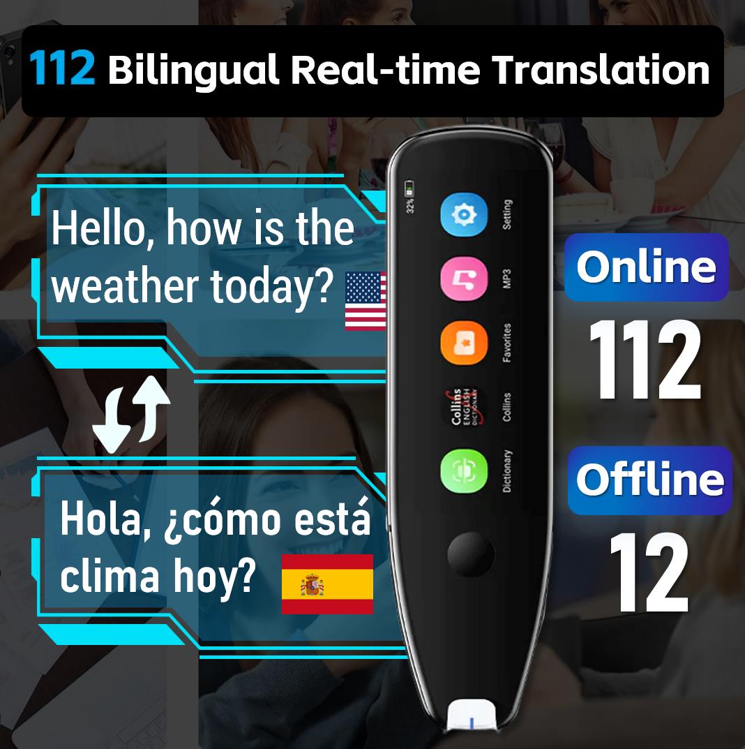 High quality Electronic Smart Talking pen with 112languages