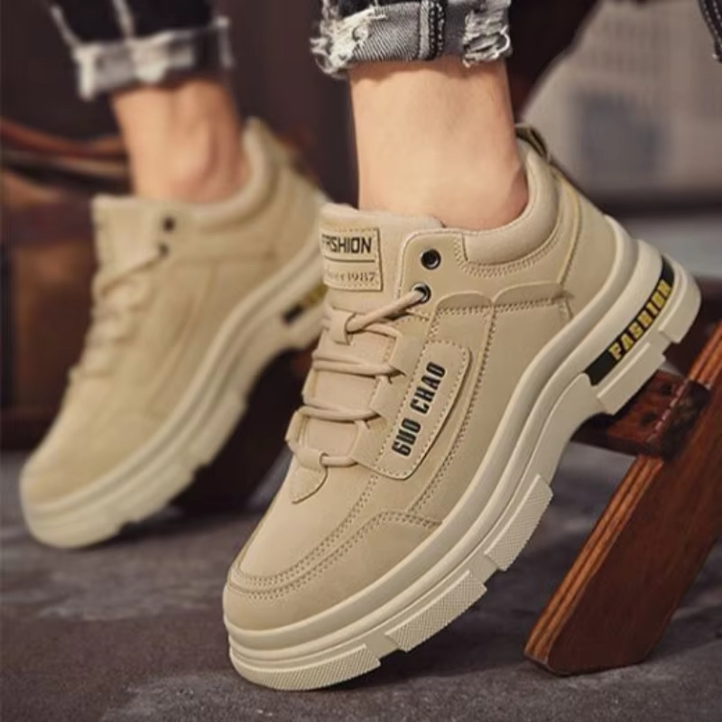 Stylish Men's Breathable Work Shoes - Non-slip and Wear-resistant Mesh Upper