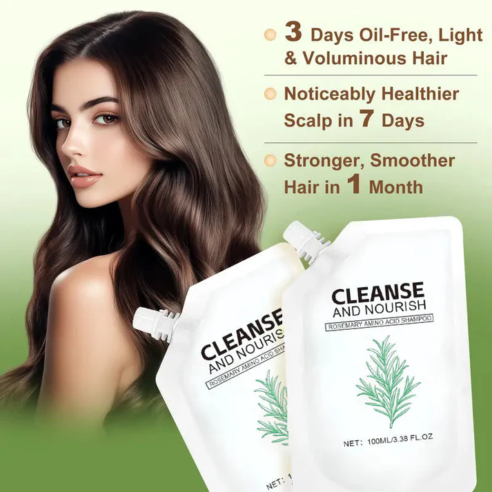 BUY 1 GET 1 FREE! Smooth &amp; Glossy Hair Shampoo - Natural growth, deep follicle repair, Sulfate-Free Formula for All Hair Types