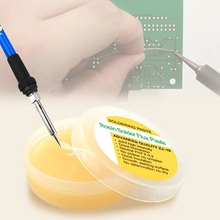 Buy two get one free - 30g rosin flux paste - ensures clean and smooth soldering, non-corrosive and easy to apply in electronic repair