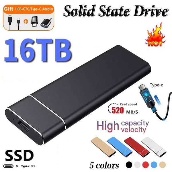 The latest technology portable SSD