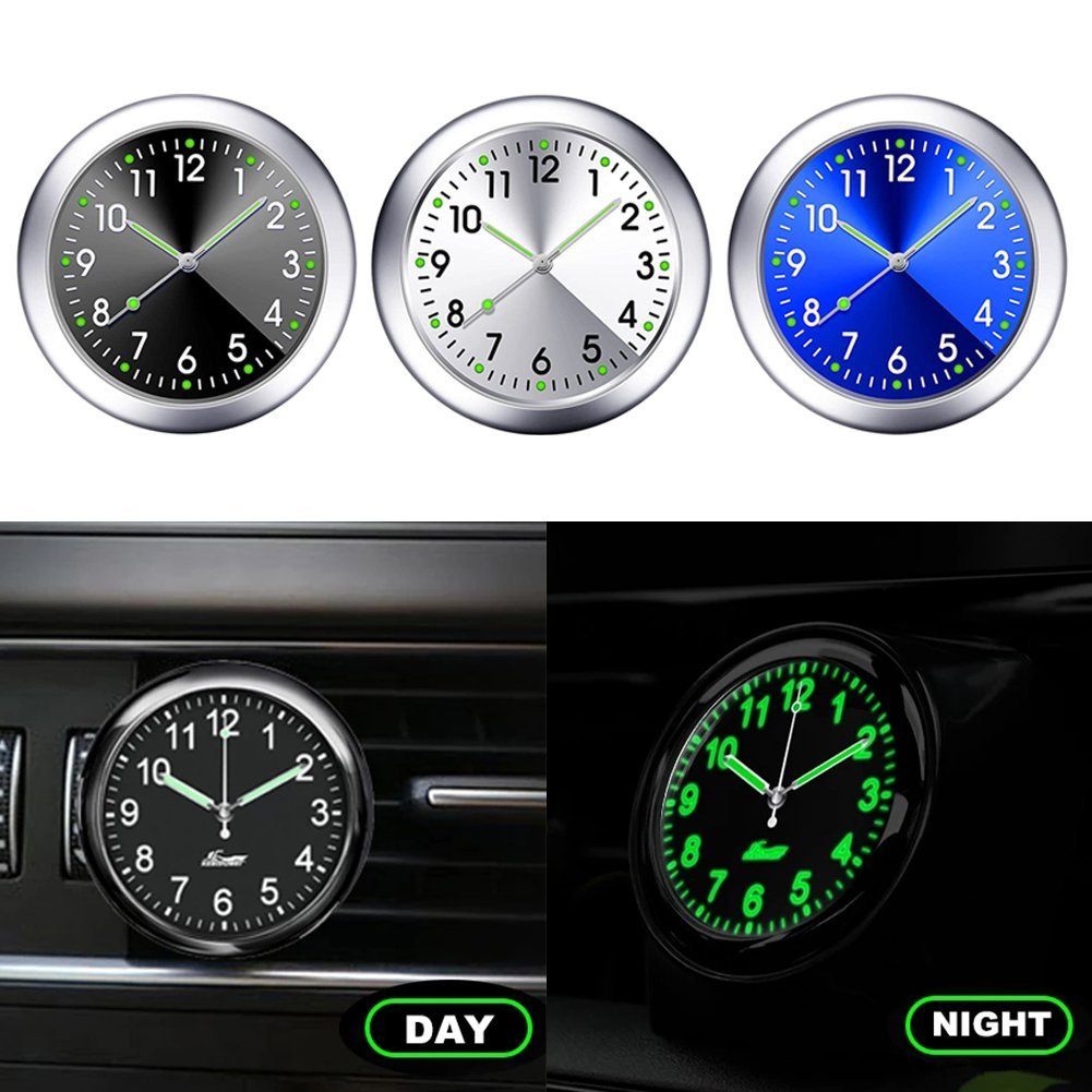 Car Metal Clock Decoration