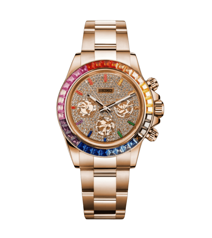 Seiko  Daytona 18 Gold - Ice Rainbow