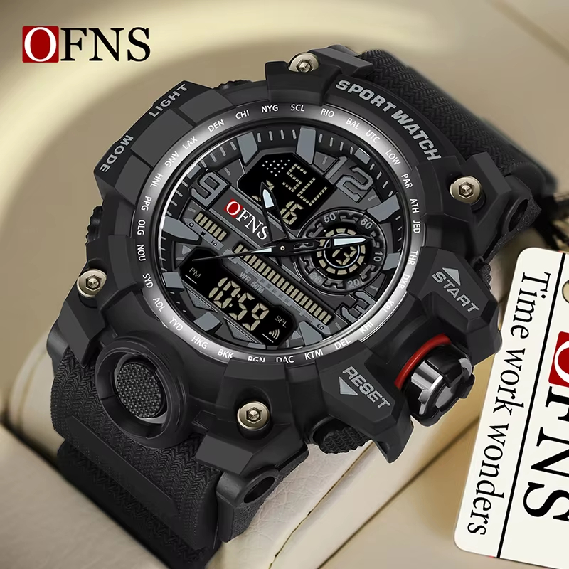 Men's sports watch - waterproof and shockproof military watch