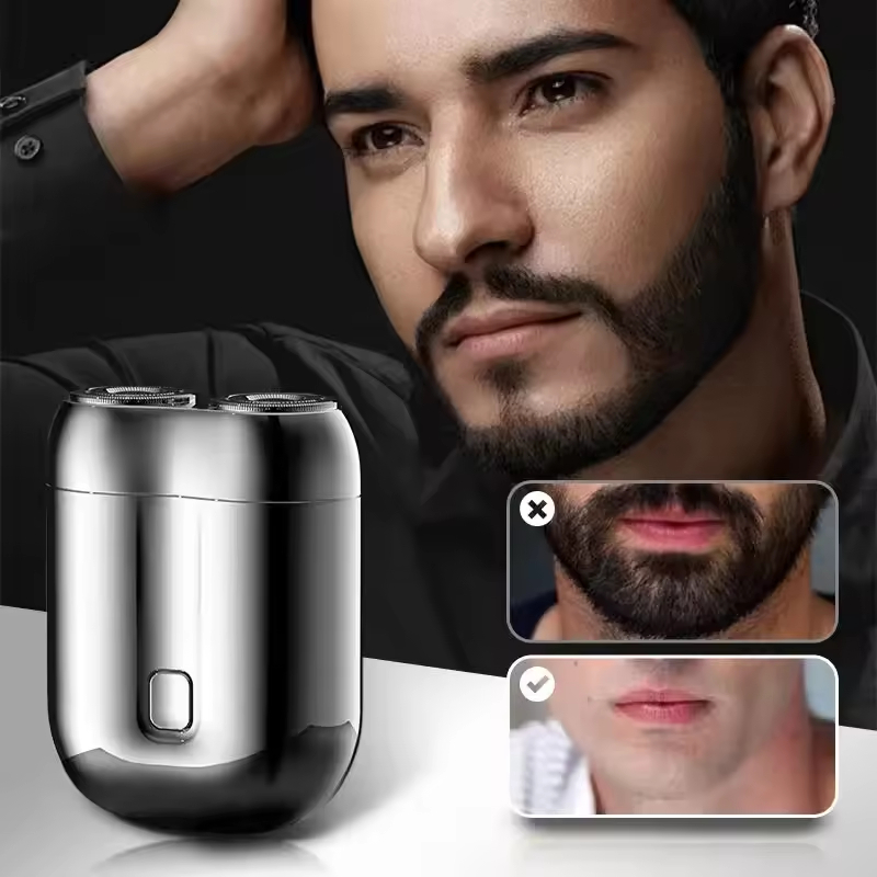 ✨HOT SALE✨ 2026 New Upgrade Pocket Shaver USB Mini Shavers for Men Rechargeable Waterproof Compact Electric Razor for Home, Car, Travel