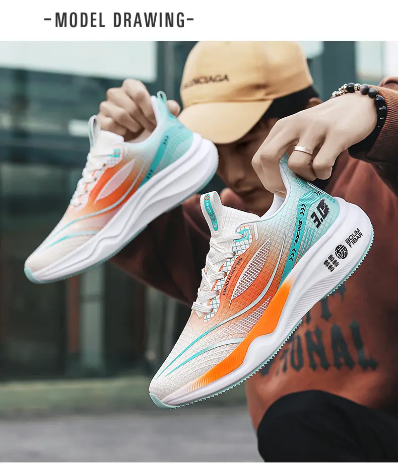 Breathable Soft Sole Shock Absorbing Sports Casual Shoes