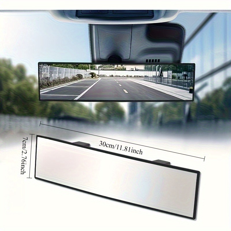 Universal 11.81 Inch Panoramic Convex RealView Mirror for Car SUV Trucks