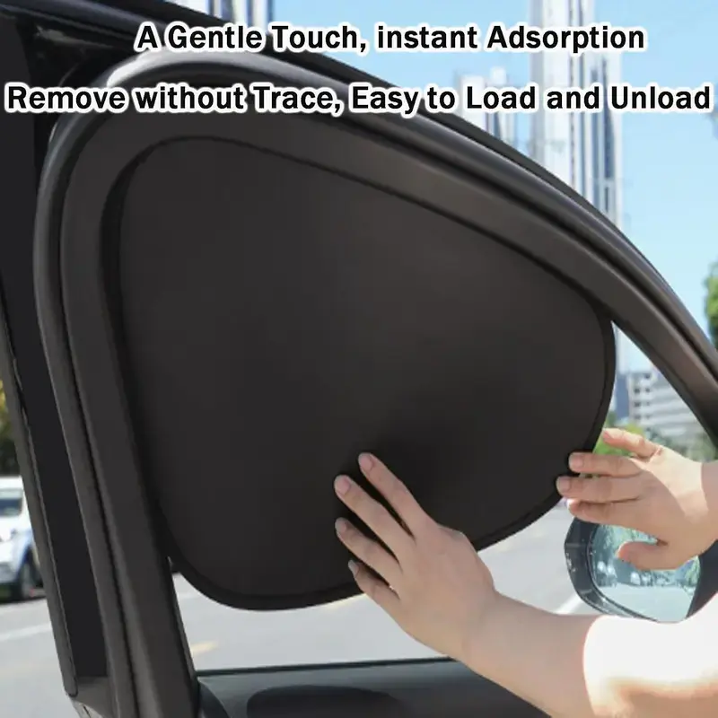 Static cling side window sun visor stay coolvisor UV protection privacy protector