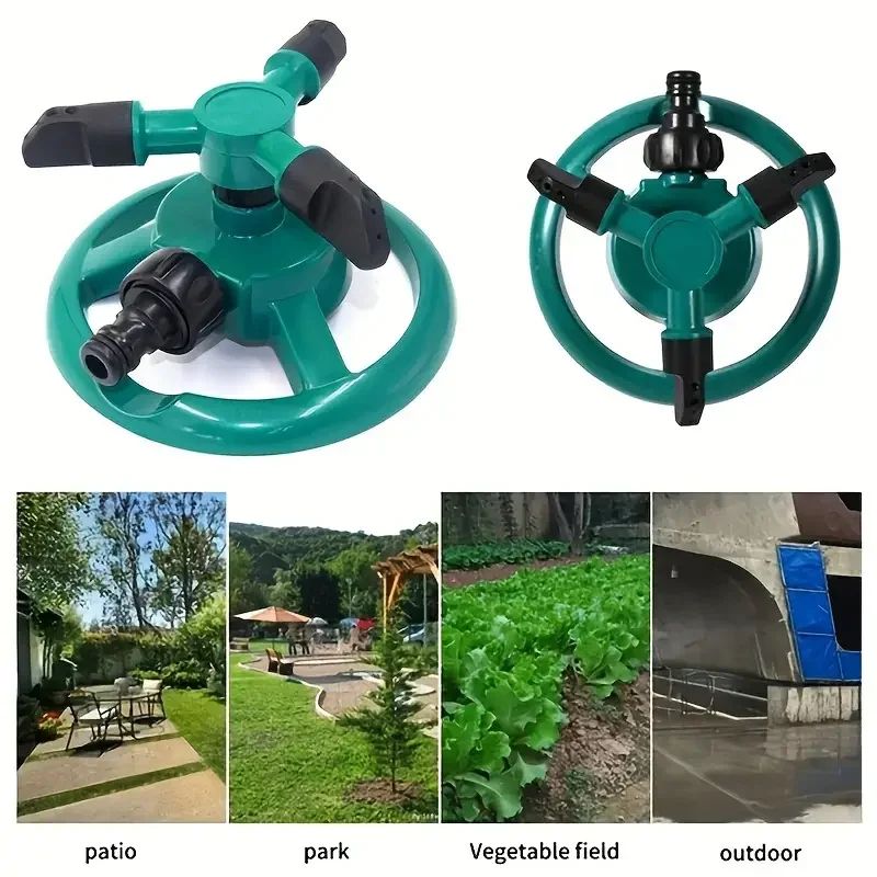 2026?Sprinkler Nozzle 360 Degree Automatic Rotating Water Spray Garden Lawn Automatic Sprinkler Garden Watering Irrigation Supplies