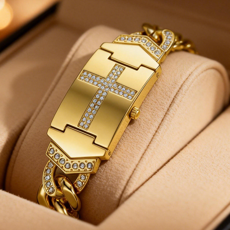 Ladies' Elegant, Sparkling Crystal Bracelet Watch