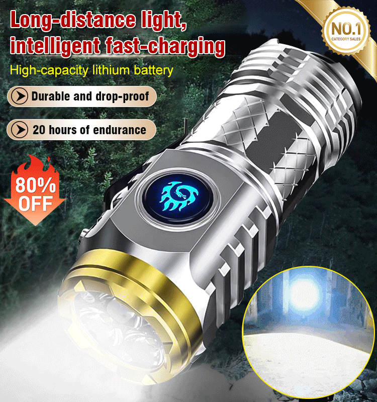 2026 NEW German Three-Eyed Monster Mini Flash Super Power Flashlight→Fast Delivery