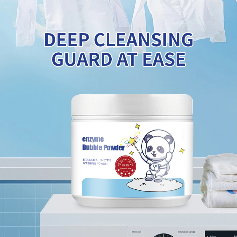 Biological Enzyme Bubble Powder Highly Effective Bio-enzyme Formula Quickly Breaks Down Stubborn Stains Detergent Foam Powder