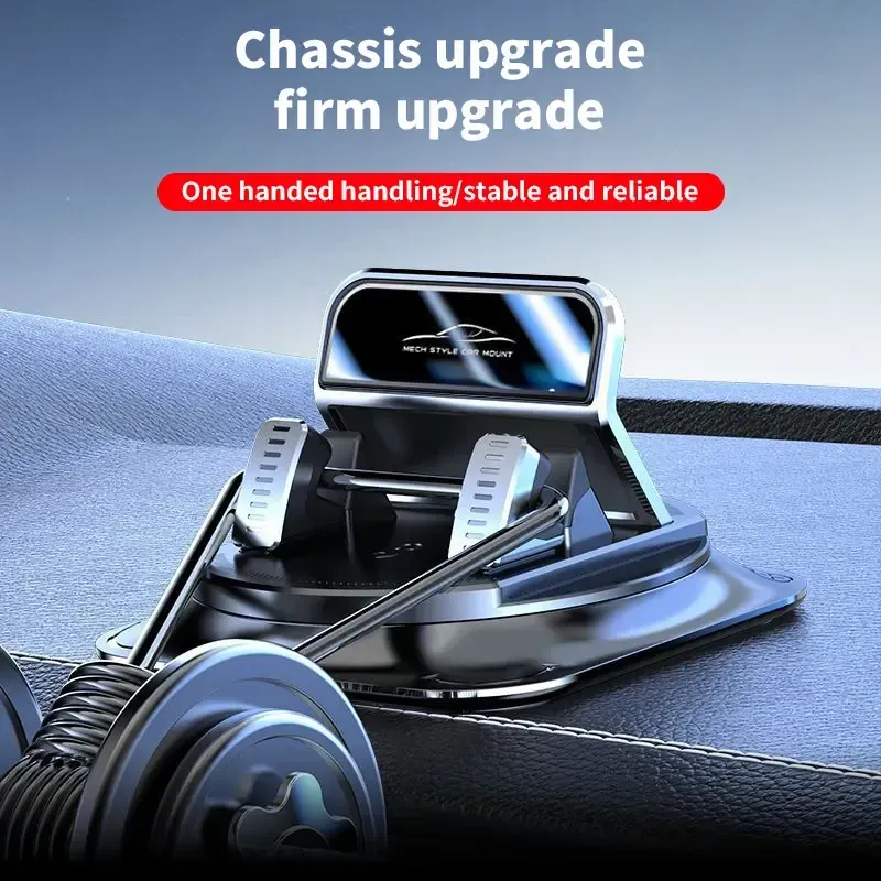 Car Phone Holder with Non-Slip Suction Cup – 360° Adjustable &amp; Anti-Shake ⚡
