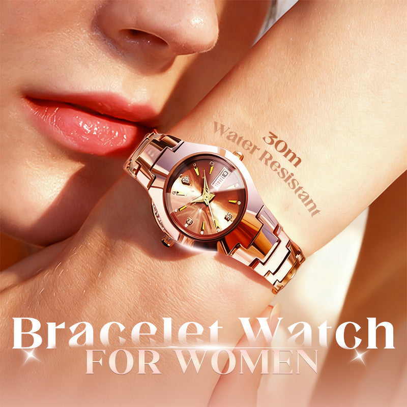 Stylish and unique Swiss quartz women's watch
